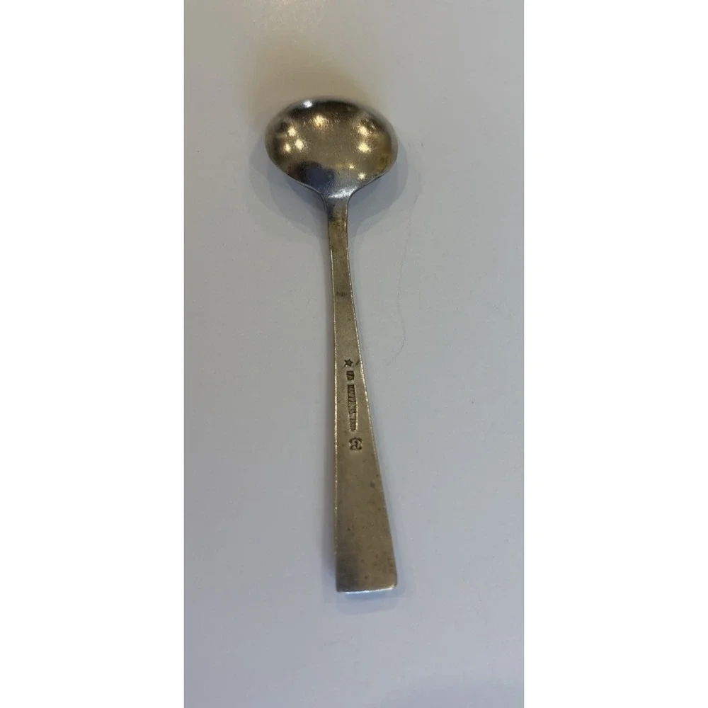 P&O Mappin and Webb Silverplate Salt/Condiment Spoon Navigation Cruise Flatware